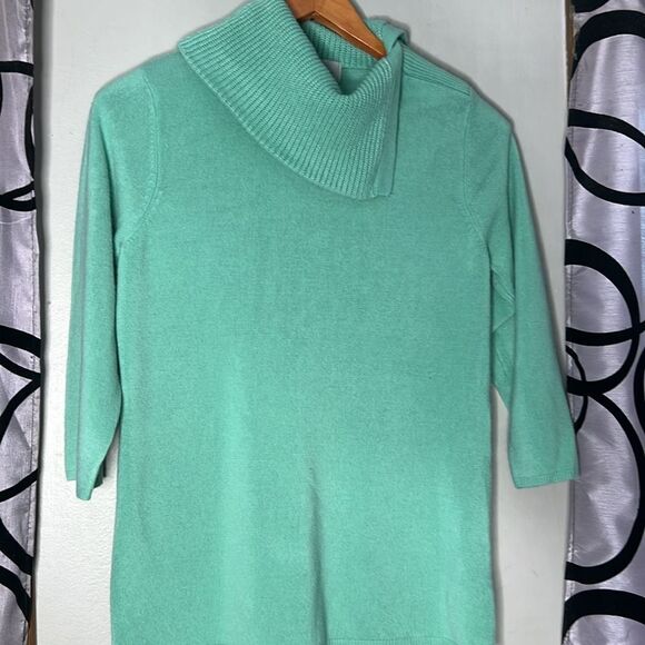 Knit by Hampshire studio 100% acrylic sweater with three-quarter sleeves - Picture 6 of 12